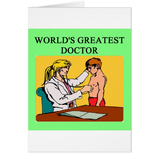 Funny doctor joke! cards (Front)