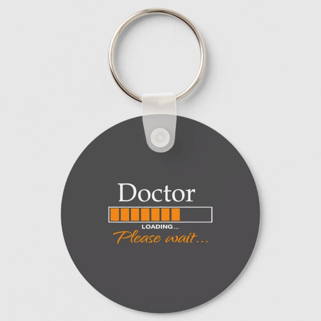 Funny Doctor Loading Medical Doctor Outfit New  Keychain (Front)