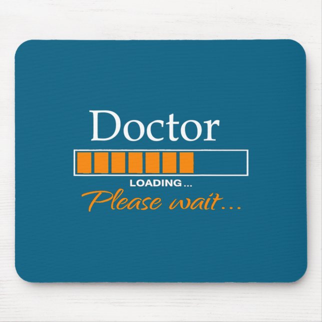 Funny Doctor Loading Medical Doctor Outfit New  Mouse Pad (Front)