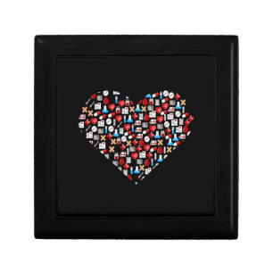 Funny Doctor Nurse print Gift Medical accessorIes Box