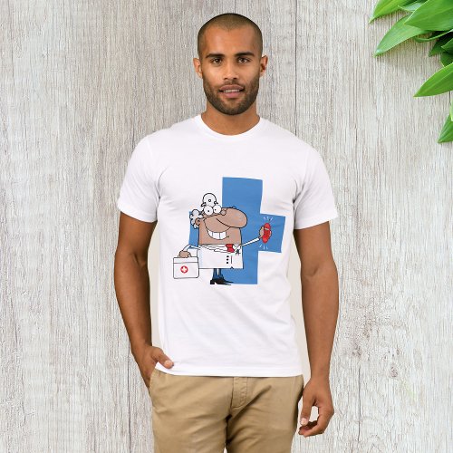 Funny Doctor On Duty Mens T_Shirt