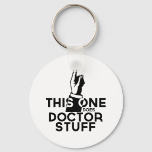 Funny Doctor Vintage - Physician This One Keychain