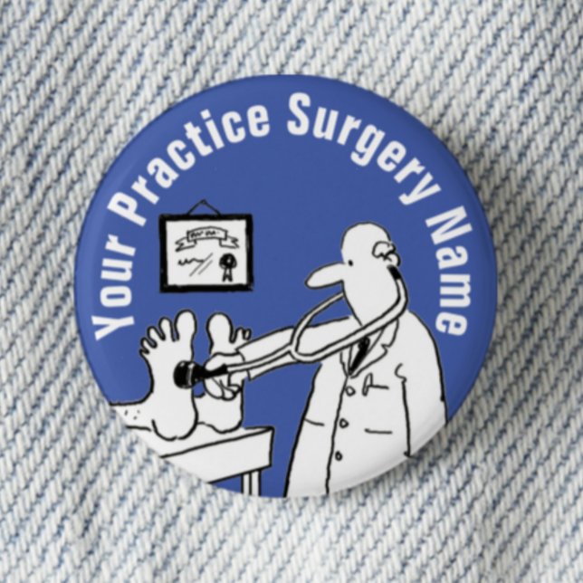 Funny Doctor with Stethoscope. Medical Practice Button (Creator Uploaded)