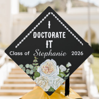 Funny doctorate PhD graduate, graduation  Cap Topper