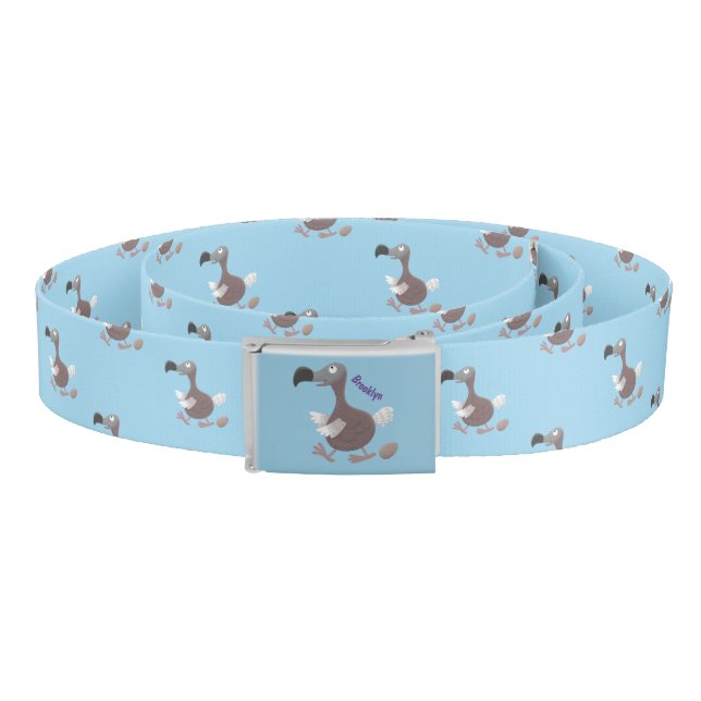 Funny dodo bird cartoon illustration belt (Coil)