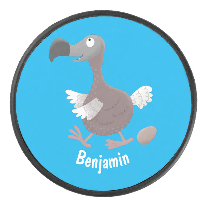 Funny Dodo Bird Cartoon Illustration Hockey Puck Zazzle Com Funny Dodo Bird Cartoon Illustration Hockey Puck Zazzle Com