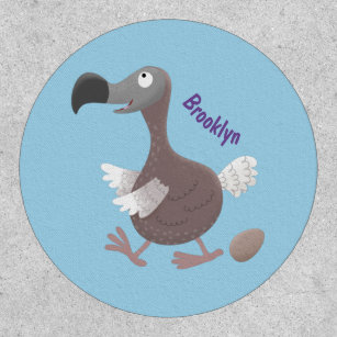 Funny dodo bird cartoon illustration ceramic tile | Zazzle