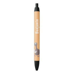 Funny dodo bird cartoon illustration pen