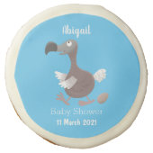 Funny dodo bird cartoon illustration sugar cookie (Front)