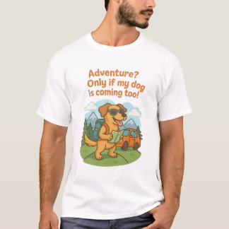 Funny Dog Adventure T-Shirt