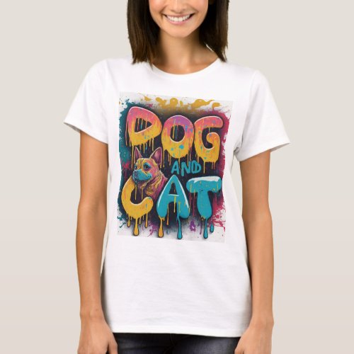 Funny Dog And Cat T_Shirt  Best Friends Forever