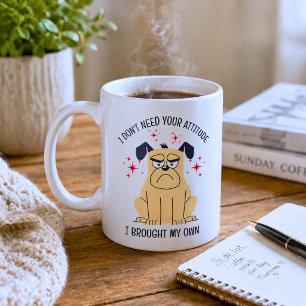 Funny Dog Attitude  Coffee Mug