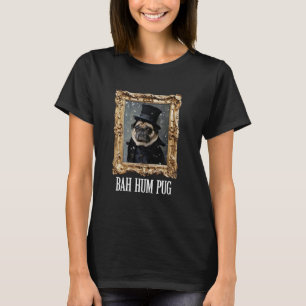Funny Dog Bah Hum Pug Christmas Pet Holiday Photo T-Shirt