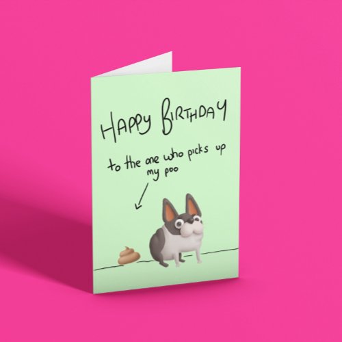 Funny Dog Birthday  Card