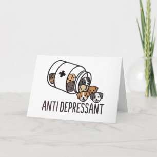Funny Dog Bless Zen Chihuahua Dog Dad Mom Yoga Card