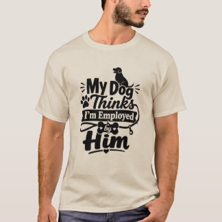 Funny Dog Boss Graphic Pet Lover Humor T-Shirt