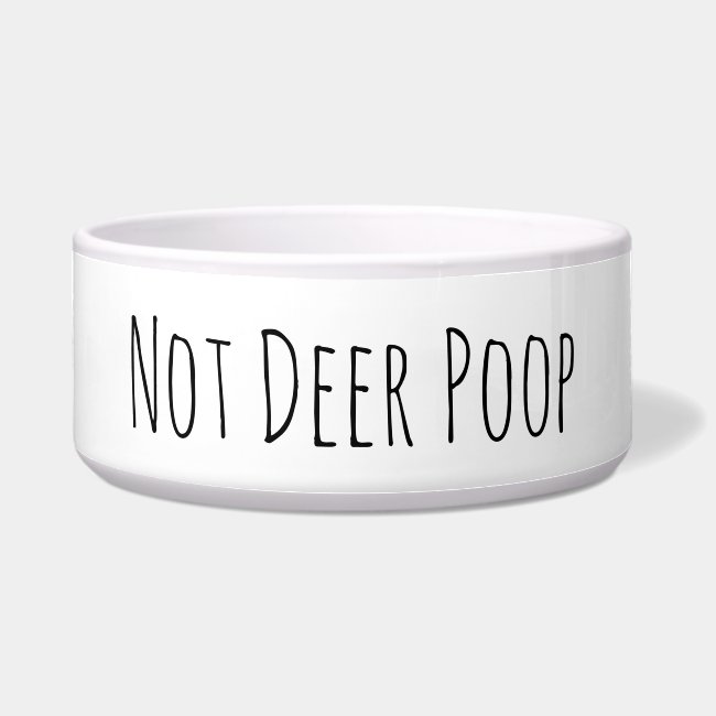 Funny Dog Bowl - Rae Dunn Inspired - Cute Ceramic