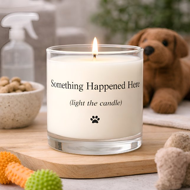Funny Dog Candle - Something Happened Here (Creator Uploaded)