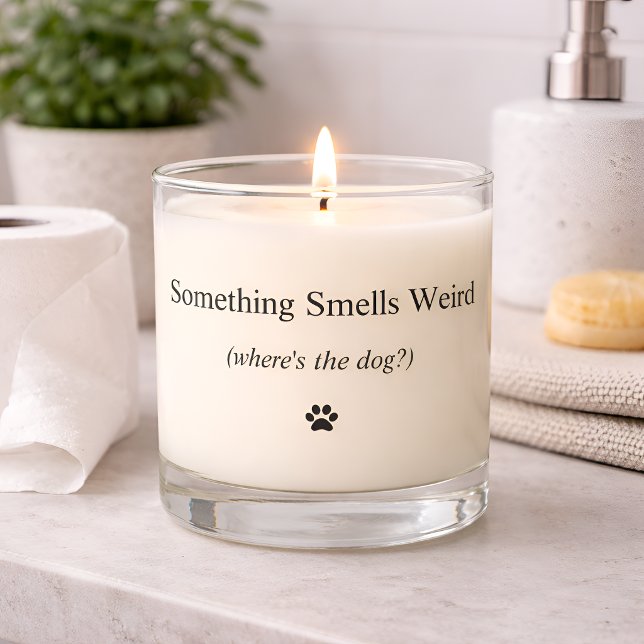Funny Dog Candle - Something Smells Weird (Creator Uploaded)