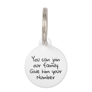 Funny Dog Cat Pet ID Lost Tag
