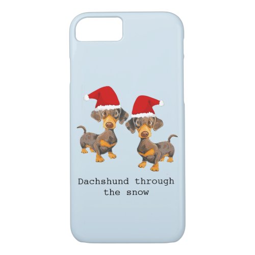 Funny Dog Christmas iPhone 87 Case