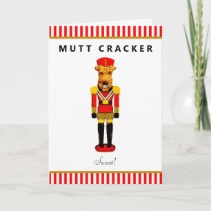 Funny Dog Christmas Holiday Card