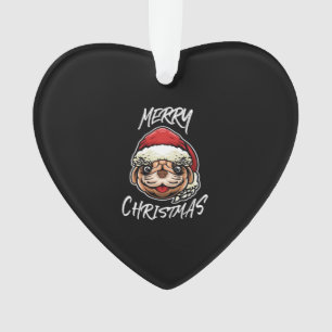 Funny Dog Christmas Pajamas Gift for Dog Lovers Wo Ornament