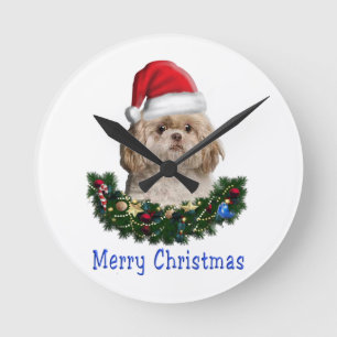 funny dog clock
