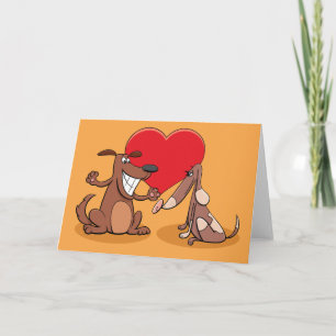 Funny Dog Couple Valentine's Day Card