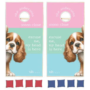 Funny Dog Custom Cornhole Set