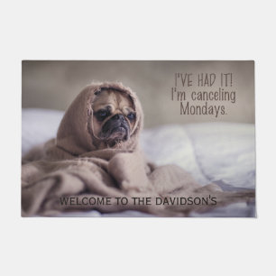 Funny Dog custom door mats