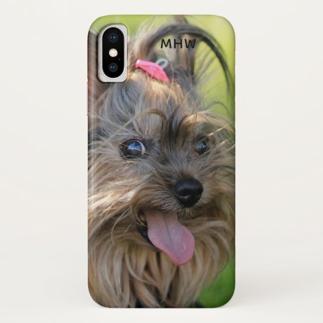 Funny Dog custom monogram phone cases (Back)