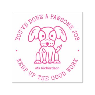 Funny Dog Cute Puppy Awesome Job Teacher Praise