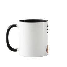 Funny DOG DAD Mug - Cute dog howling cartoon