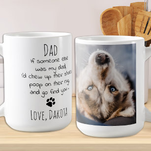 Camping With My Dog, Personalized Camping Mug For Him, Gift For Dog Dad