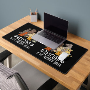 Funny dog design for men and women with humorous desk mat