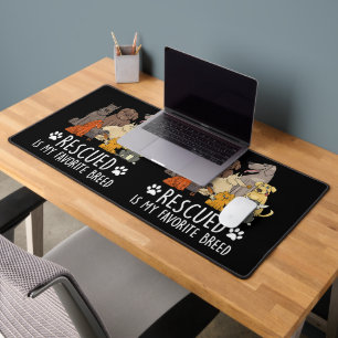 Funny dog design for men and women with humorous s desk mat