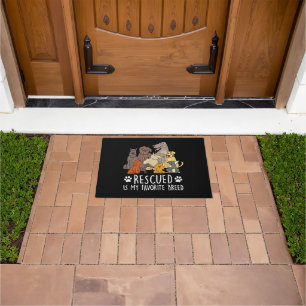 Funny dog design for men and women with humorous s doormat
