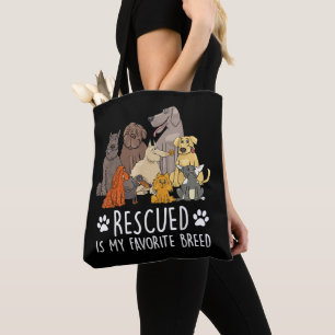 Funny dog design for men and women with humorous  tote bag