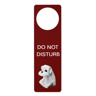 Funny dog door hanger