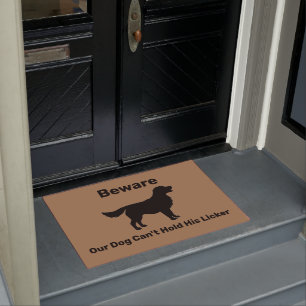 Funny Dog Door Mat