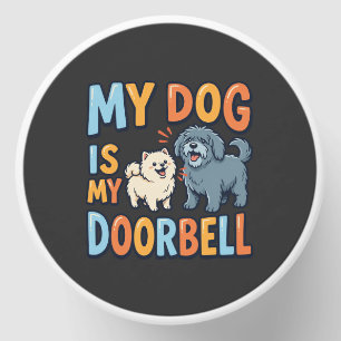Funny Dog Doorbell Pet Lover Mini Candle Favors
