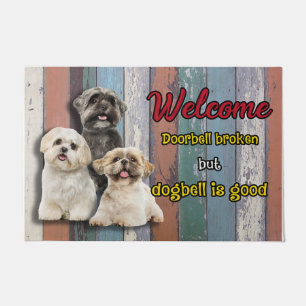 Funny dog doormat, Welcome doormat