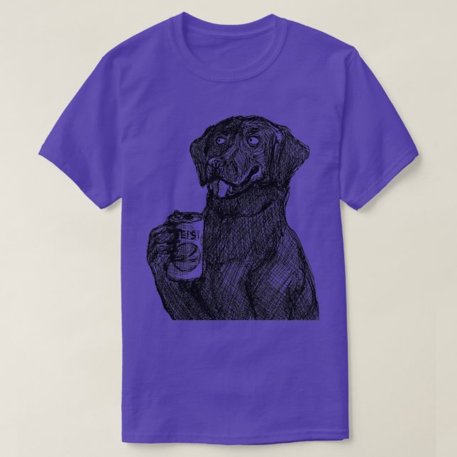 Funny Dog Eat A P epsi T-Shirt (Design Front)