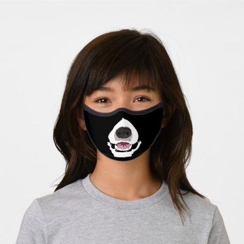 Funny Dog Face Nose Premium Face Mask