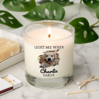 Funny Dog Farts Scented Candle