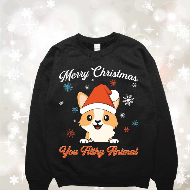 Funny Dog Filthy Animal Ugly Sweater Sweatshirt (Creator Uploaded)