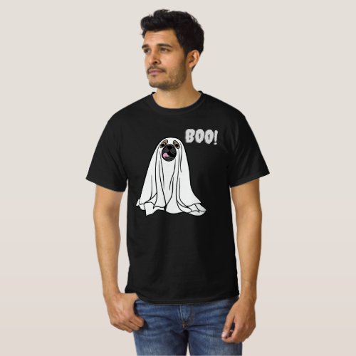 Funny Dog Ghost T_Shirt