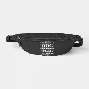 Funny Dog God Spelled Backward Fanny Pack