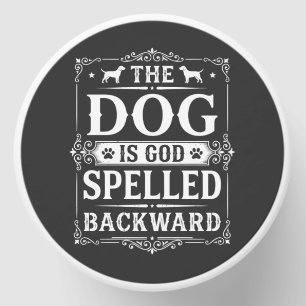 Funny Dog God Spelled Backward Mini Candle Favors